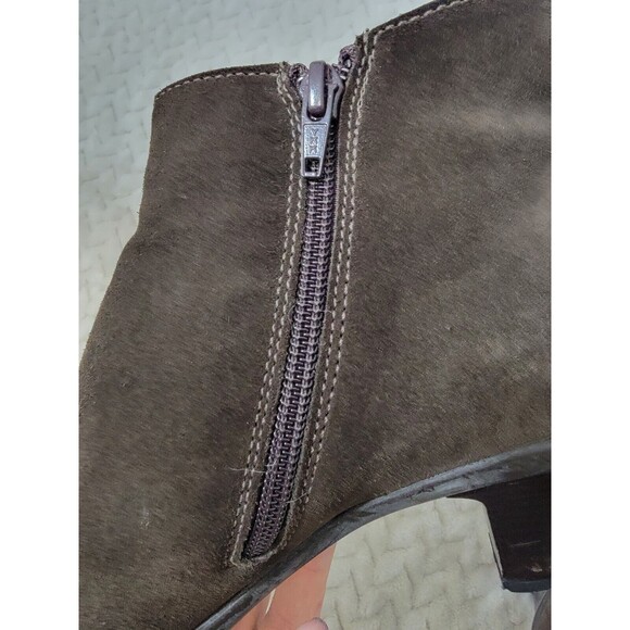 LA CANADIENNE Brown Suede Waterproof Ankle Boots Booties SIZE 8 M 22273 - Picture 14 of 16